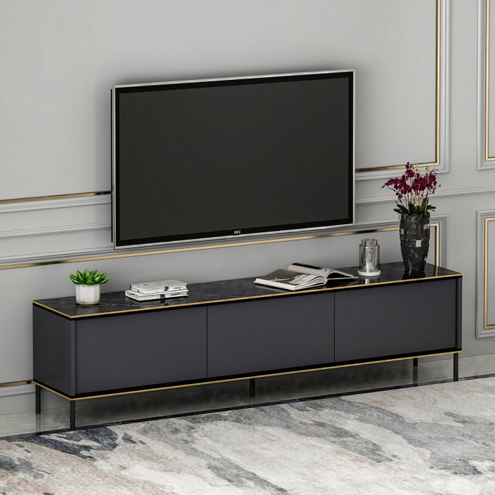 Hanah Home Soporte para TV Imaj - Antracita Hanah Home Soporte para TV Imaj - Antracita